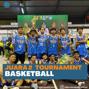 SMKN 1 Kediri Meraih Juara 2 Tournament Basketball PANGDAM V / BRAWIJAYA CUP 2023