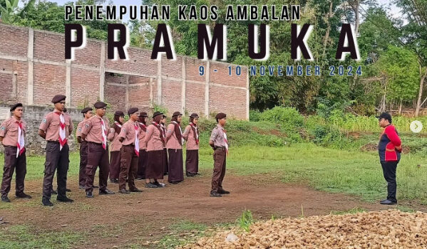 Penempuhan Kaos Ambalan Gajah Mada – Dewi Sartika di Gedung Serbaguna Desa Joho