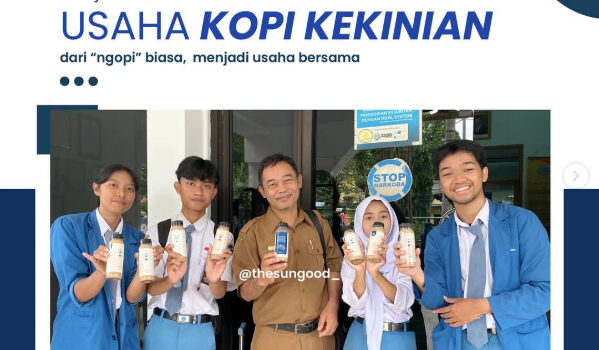 Pelajar SMKN 1 Kediri Memulai Usaha Kopi Keninian Dalam Botol