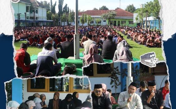 Istighosah Rutin Jumat Wage 21 Februari 2025 di SMKN 1 Kediri