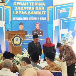 Guru SMKN 1 Kediri Dilantik sebagai Kepala SMKN 1 Kras