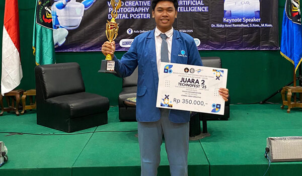 SMKN 1 Kediri Raih Juara 2 TechnoFest UNISKA 2025 di Cabang Lomba Video Kreatif