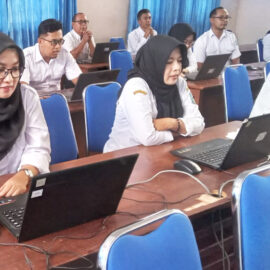 Uji Kompetensi ASN Digelar di SMKN 1 Kediri, Gunakan Empat Laboratorium Komputer