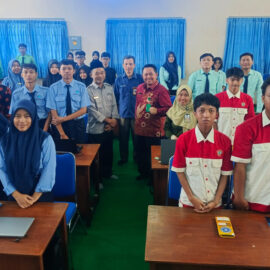 SMK Negeri 1 Kota Kediri Jadi Tuan Rumah Sosialisasi Keamanan Digital Pendidikan Nasional