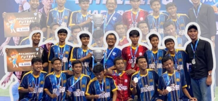 Tim Futsal Raih Juara 2 By.U di GOR Jayabaya
