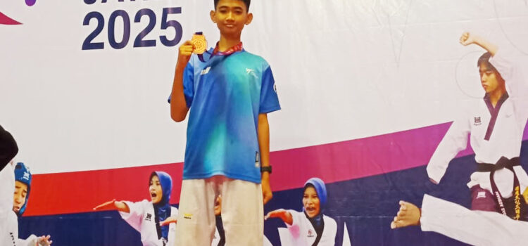 Perunggu Provinsi untuk Andika, Siswa SMKN 1 Kota Kediri di Ajang Taekwondo