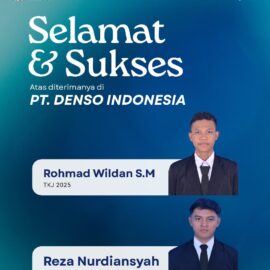 SMKN 1 Kota Kediri Terus Berjaya Dua Siswa Unggulan Terjaring PT Denso Manufakturing Indonesia