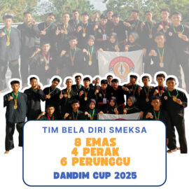 Tim Bela Diri SMK Negeri 1 Kediri Raih Prestasi di Dandim Cup 2025