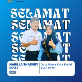 Siswi SMKN 1 Kota Kediri Duta Siswa Kota Kediri 2025