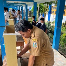 Pesta Demokrasi di SMKN 1 Kota Kediri