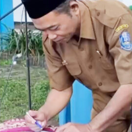 SMKN 1 Kota Kediri Gelar Sertijab Pengurus OSIS Periode 2026/2027