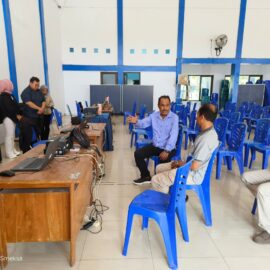Kunjungan Kerja Kacabdin Wilayah Kediri di SMKN 1 Kota Kediri
