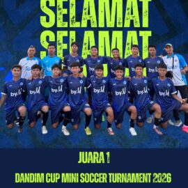 SMKN 1 Kota Kediri Juara 1 Dandim Cup Mini Soccer Tournament 2026