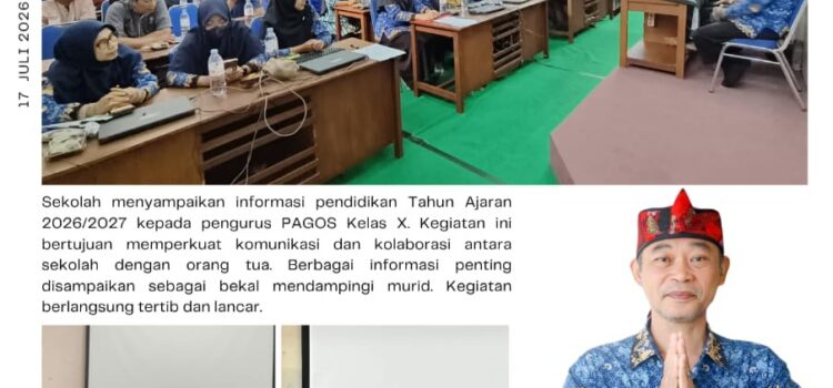 SMEKSA Gandeng PAGOS Kelas X Guna Dampingi Murid Baru SMEKSA Gandeng PAGOS Kelas X Guna Dampingi Murid Baru