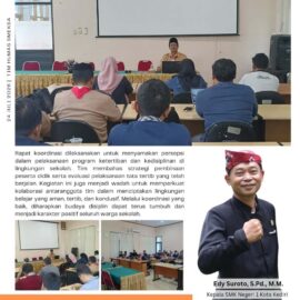 Perkuat Karakter dan Kedisiplinan Siswa Baru, SMKN 1 Kota Kediri Gelar Rapat Koordinasi, Jalan Sehat, dan Pramuka Wajib