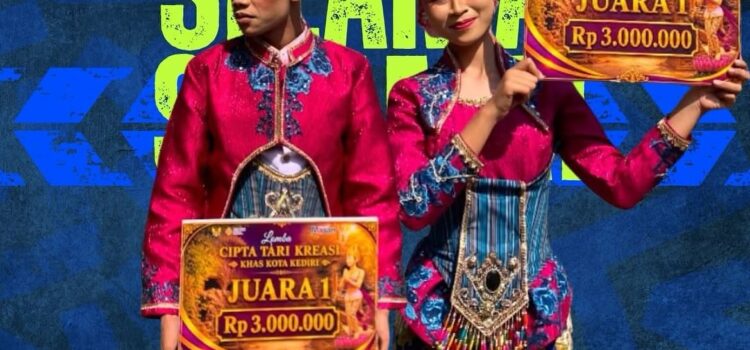 SMKN 1 Kota Kediri Juara 1 Lomba Cipta Tari Kreasi Khas Kediri