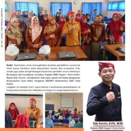 SMKN 1 Kota Kediri Laksanakan Penguatan MGMP Matematika