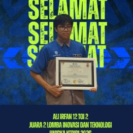 Unjuk Kreativitas dan Inovasi, Siswa SMKN 1 Kota Kediri Raih Juara 2 di UNISKA